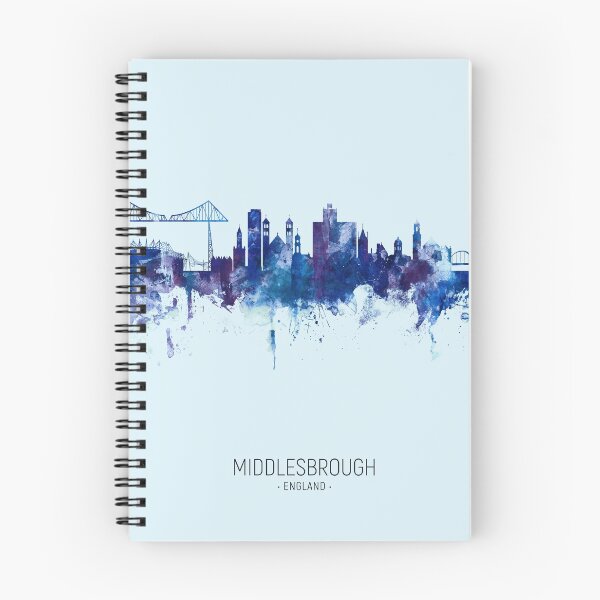Item preview, Middlesbrough England Skyline designed and sold by ArtPrints.