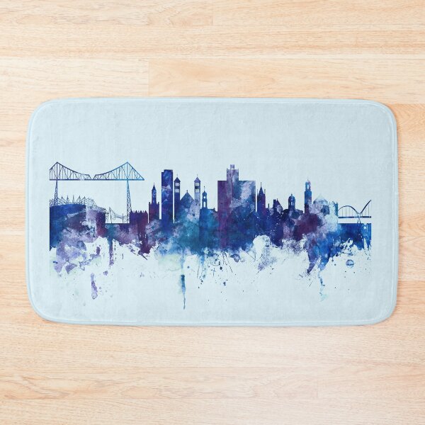 Item preview, Middlesbrough England Skyline designed and sold by ArtPrints.