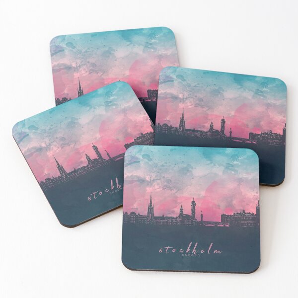 Item preview, stockholm skyline designed and sold by BekimART2.