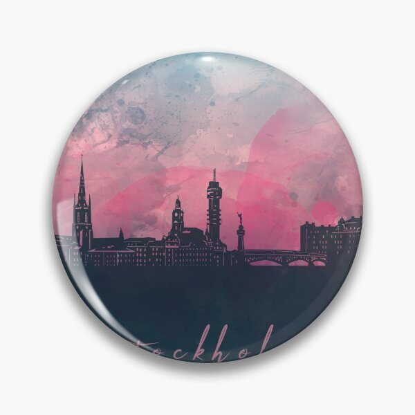 Item preview, stockholm skyline designed and sold by BekimART2.