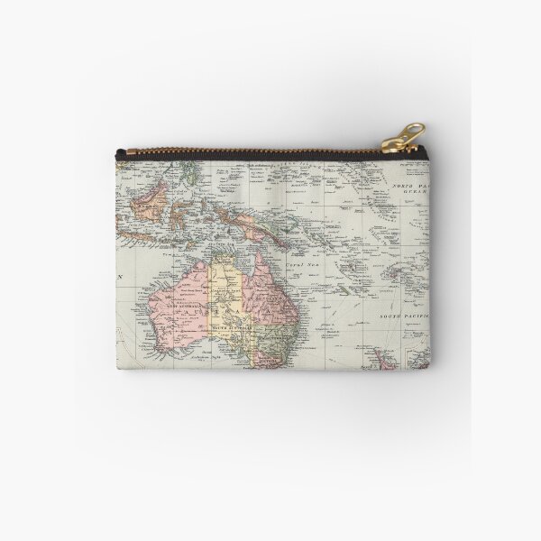 Item preview, Vintage Map of Oceania (1892) designed and sold by BravuraMedia.