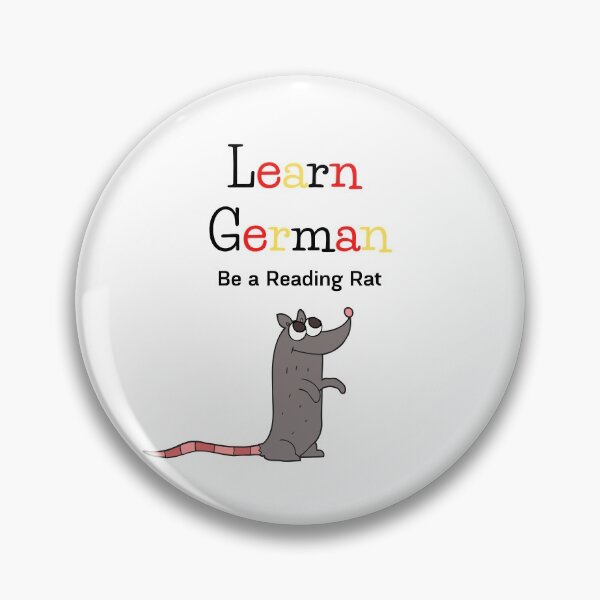 Item preview, Leseratte (Reading Rat) Bookworm Learn German Deutsch designed and sold by Time4German.