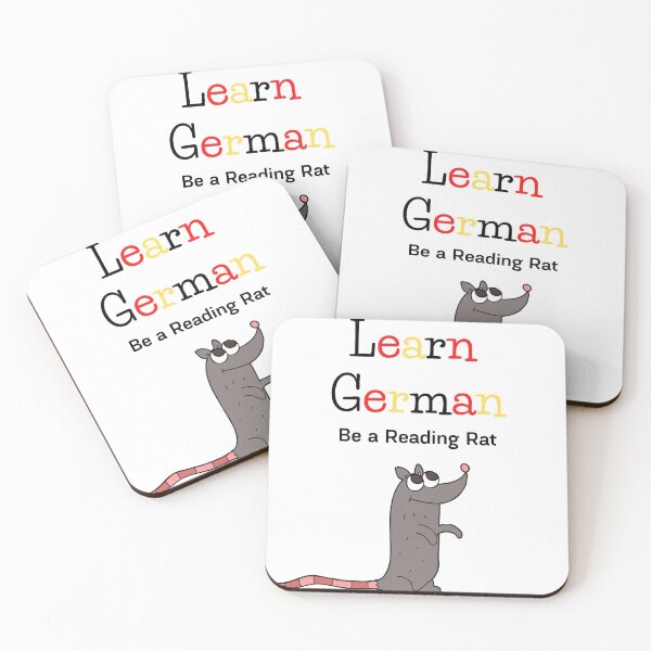 Item preview, Leseratte (Reading Rat) Bookworm Learn German Deutsch designed and sold by Time4German.