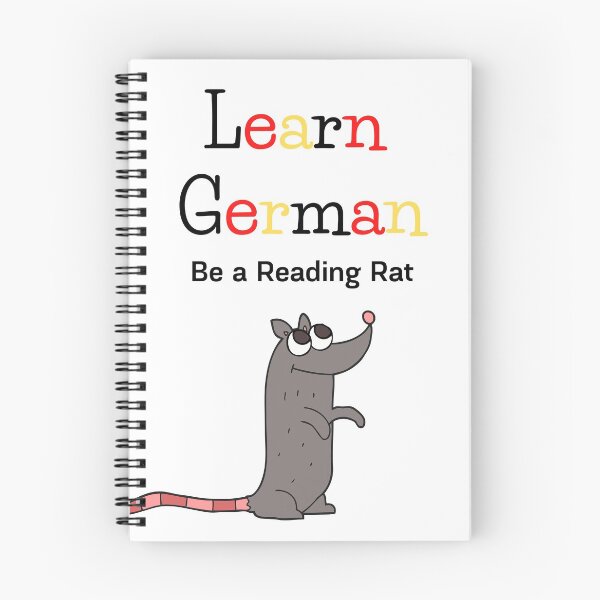 Item preview, Leseratte (Reading Rat) Bookworm Learn German Deutsch designed and sold by Time4German.