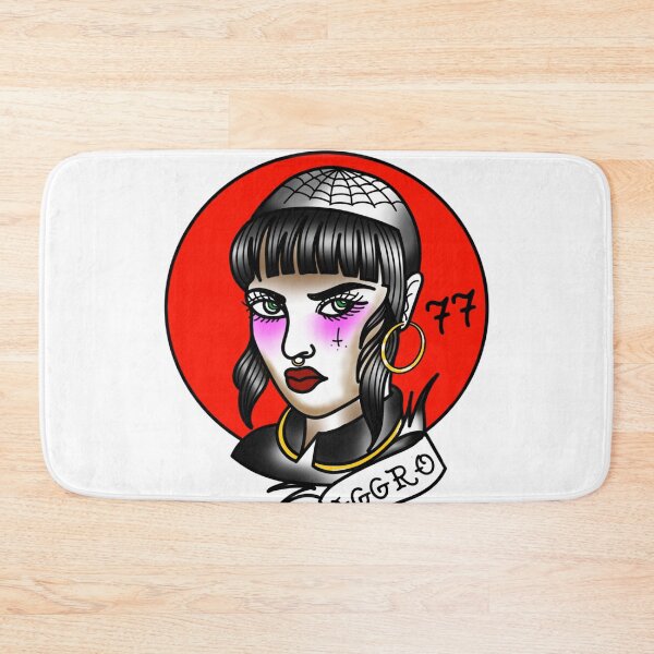 Item preview, skinhead girl designed and sold by jerotattoo77.