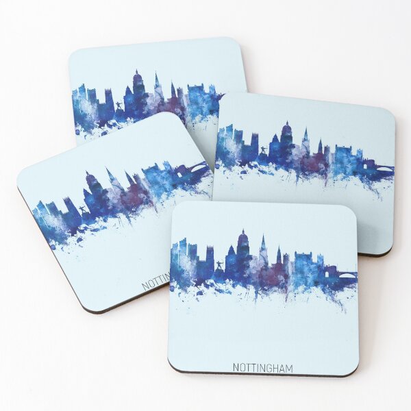 Item preview, Nottingham England Skyline designed and sold by ArtPrints.