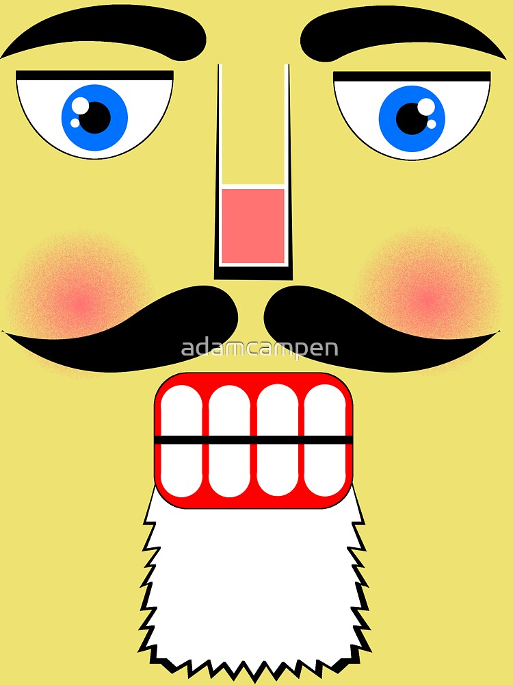 the-nutcracker-face-kids-t-shirt-for-sale-by-adamcampen-redbubble for Free Printable Nutcracker Face Template The Nutcracker Face