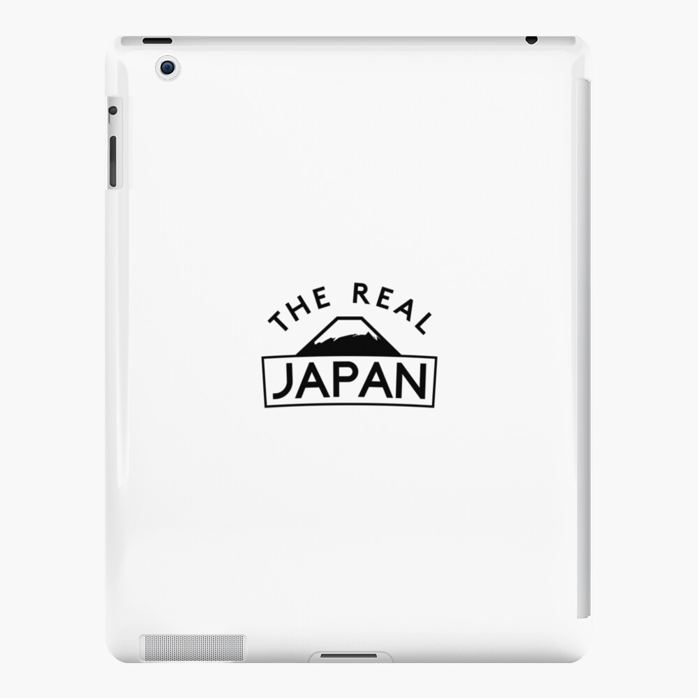 The Real Japan Logo Black iPad Case & Skin