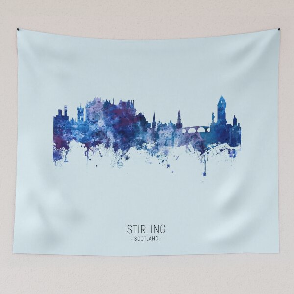 Item preview, Stirling Scotland Skyline designed and sold by ArtPrints.