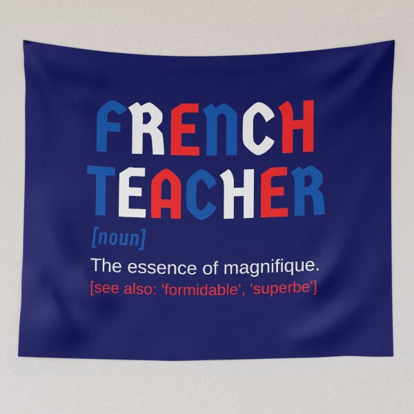 Item preview, French Teacher Noun Magnificent Magnifique designed and sold by Time4German.