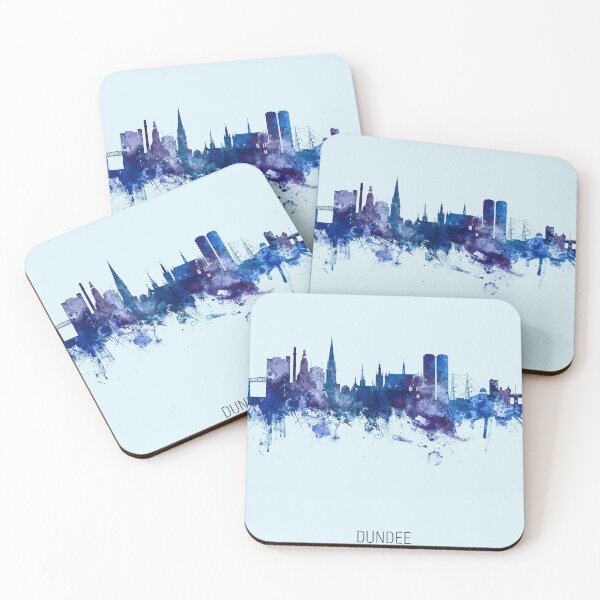 Item preview, Dundee Scotland Skyline designed and sold by ArtPrints.