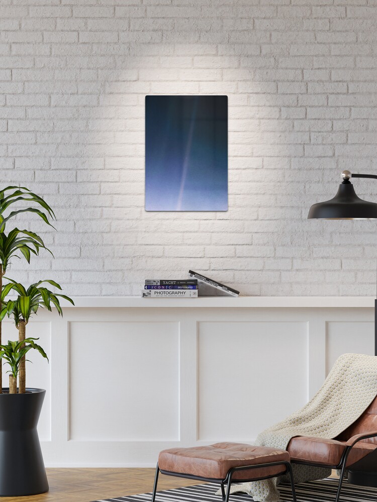 Thumbnail 1 of 4, Metal Print, Pale Blue Dot — Voyager 1 ⛔ 2020 revision designed and sold by SynthWave1950.