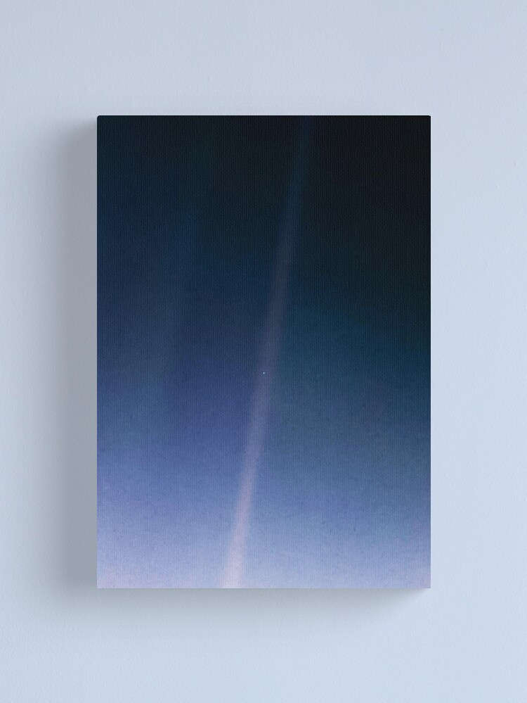 Alternate view of Pale Blue Dot — Voyager 1 ⛔ 2020 revision Canvas Print