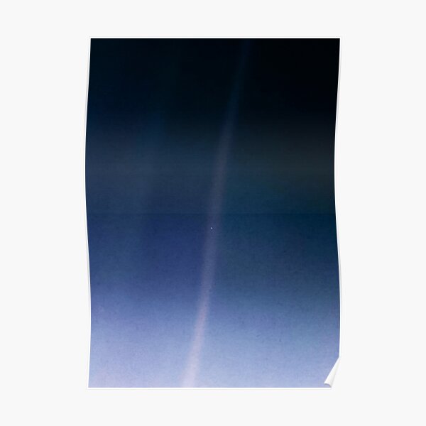 Pale Blue Dot Posters Redbubble