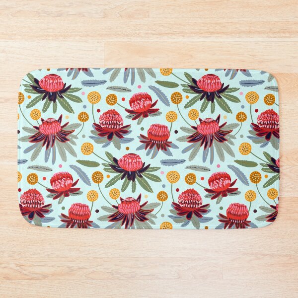 Item preview, Waratahs and Craspedia (Mint)  designed and sold by TigaTiga.