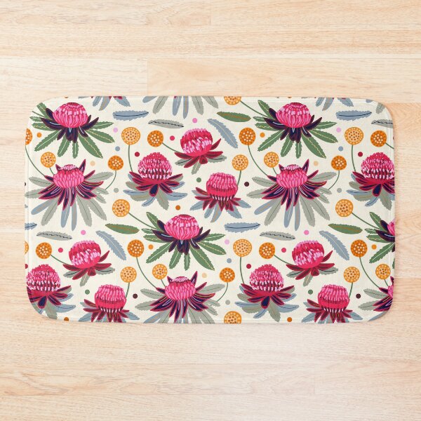 Item preview, Waratahs and Craspedia (Cream)  designed and sold by TigaTiga.