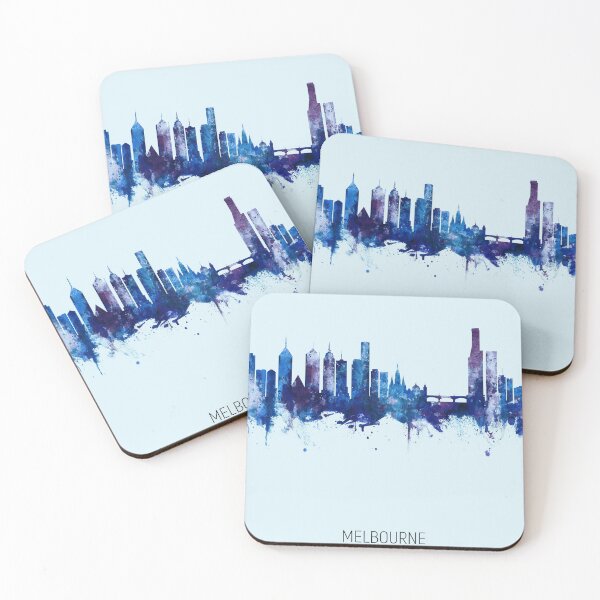 Item preview, Melbourne Australia Skyline designed and sold by ArtPrints.