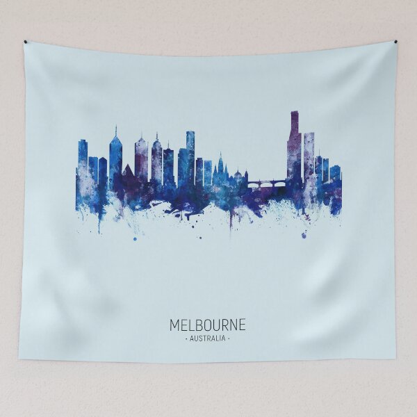 Item preview, Melbourne Australia Skyline designed and sold by ArtPrints.