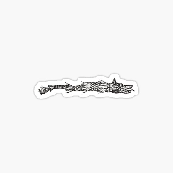 Dacian Wolf oder Dacian Draco Sticker