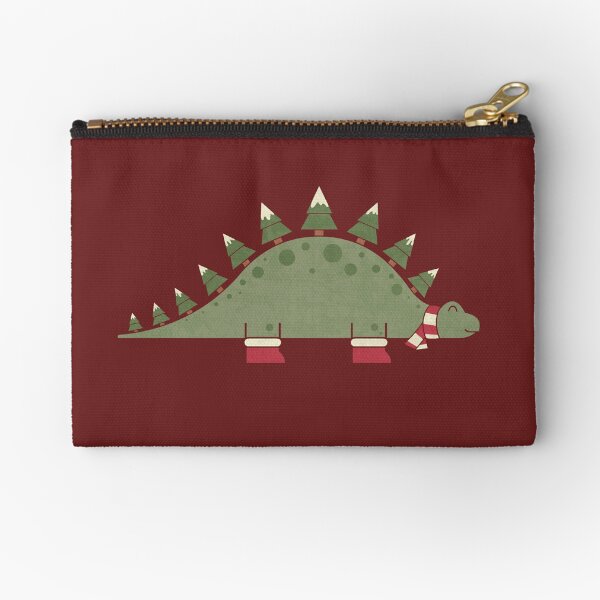 Christmasaurus Zipper Pouch