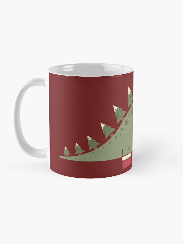 Thumbnail 3 of 6, Coffee Mug, Christmasaurus designed and sold by Teo Zirinis.