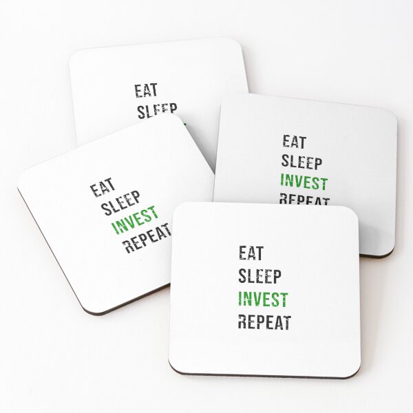 Item preview, Eat - sleep - invest - repeat designed and sold by kailukask.