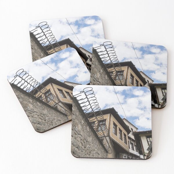 Item preview, Old Town Plovdiv - Splendid Curly Fence and Classic Oriel Windows designed and sold by Georgia Mizuleva.