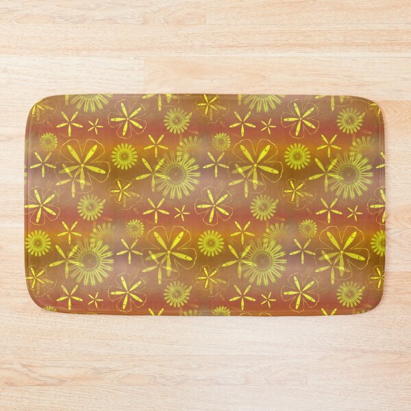 Item preview, Yellow flowers pattern designed and sold by iRenza.