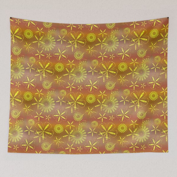 Item preview, Yellow flowers pattern designed and sold by iRenza.