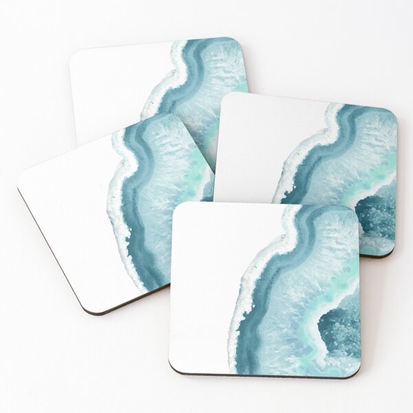 Item preview, Aqua Blue Agate Art 1 designed and sold by dreamprint.