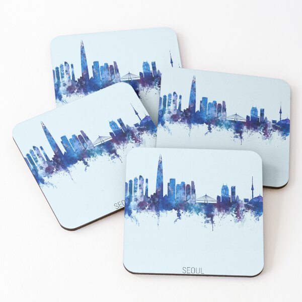 Item preview, Seoul Skyline South Korea designed and sold by ArtPrints.