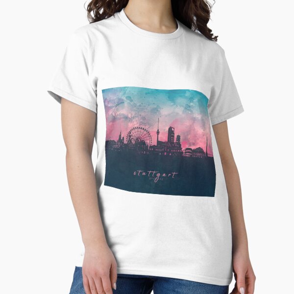 Aperçu de l'œuvre Skyline de Stuttgart créée et vendue par BekimART2.