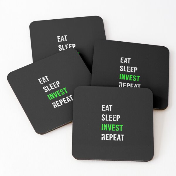Item preview, Eat - sleep - invest - repeat designed and sold by kailukask.
