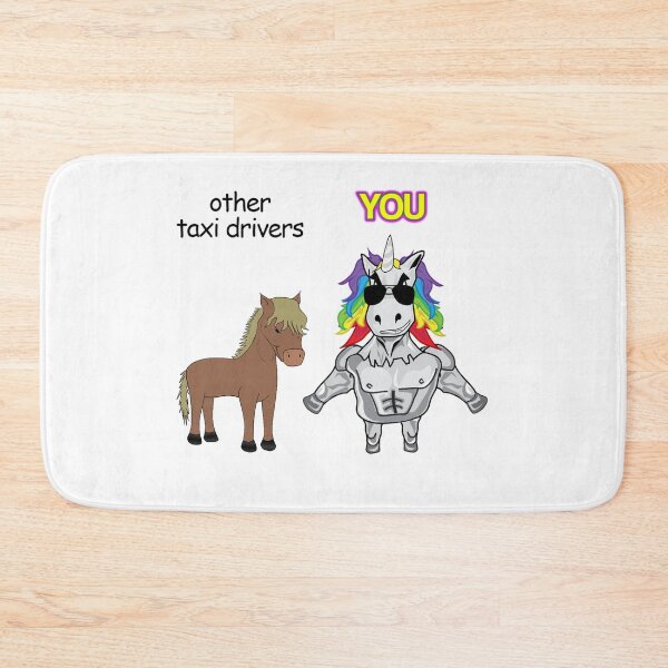 Item preview, Taxi Driver Unicorn designed and sold by linume.