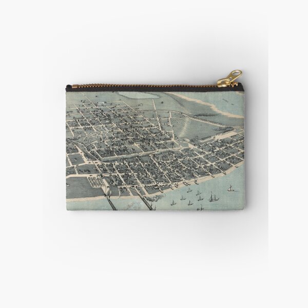 Item preview, Vintage Pictorial Map of Corpus Christi TX (1887) designed and sold by BravuraMedia.
