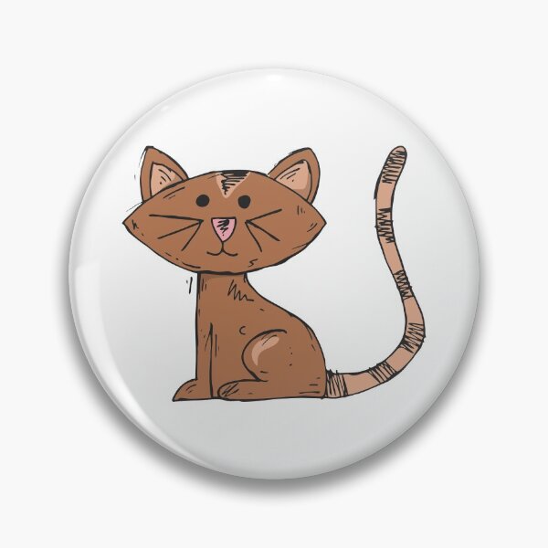 Item preview, Cute Brown Cat designed and sold by AmandaDesign.