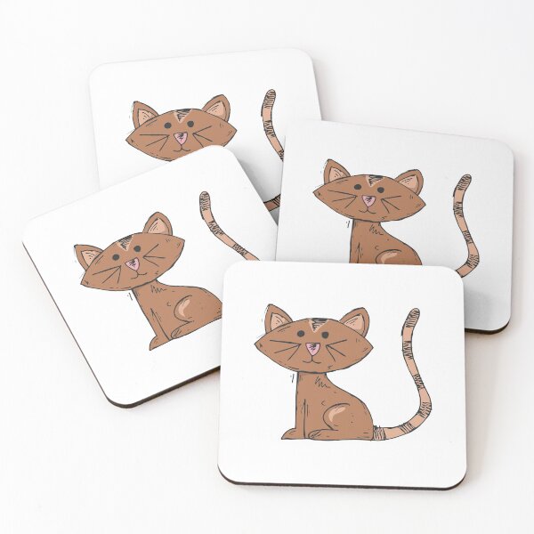 Item preview, Cute Brown Cat designed and sold by AmandaDesign.