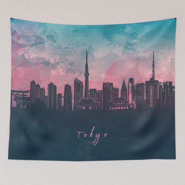 Item preview, tokyo skyline designed and sold by BekimART2.