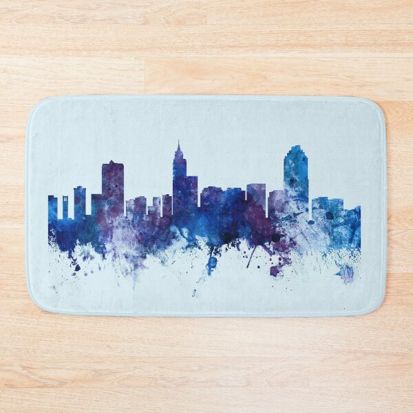 Item preview, Raleigh North Carolina Skyline designed and sold by ArtPrints.
