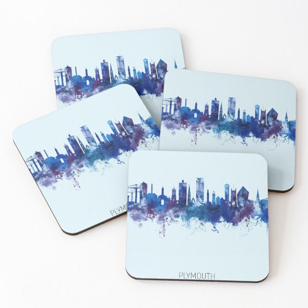 Item preview, Plymouth England Skyline designed and sold by ArtPrints.