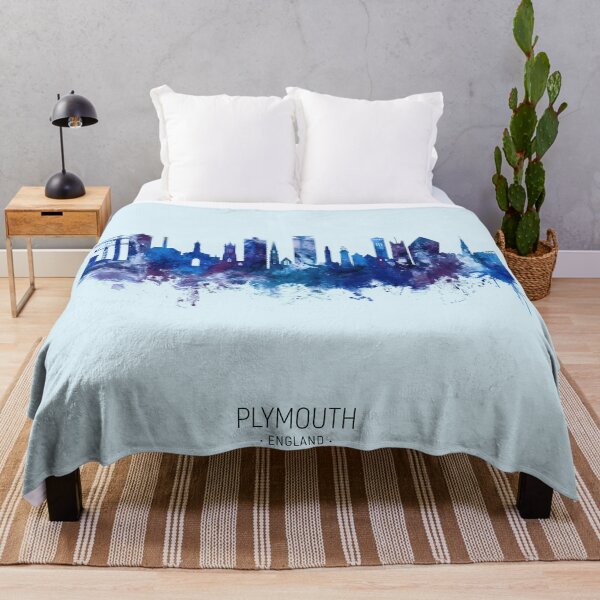 Artikelvorschau, Plymouth England Skyline entworfen und verkauft von ArtPrints.
