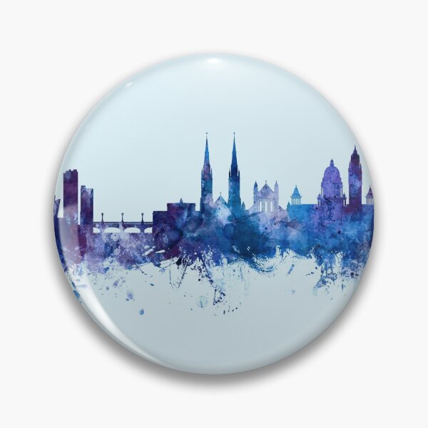 Artikelvorschau, Belfast Northern Ireland Skyline entworfen und verkauft von ArtPrints.