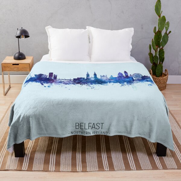Item preview, Belfast Northern Ireland Skyline designed and sold by ArtPrints.