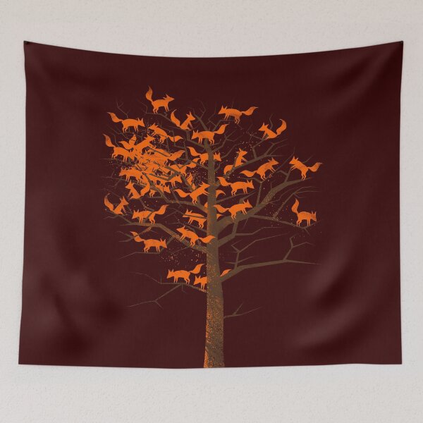 Item preview, Blazing Fox Tree designed and sold by 38Sunsets.