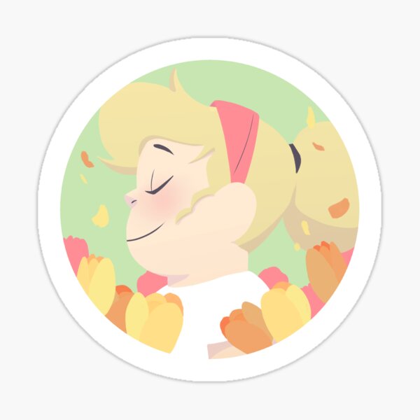 Pastel Sadie portrait Sticker