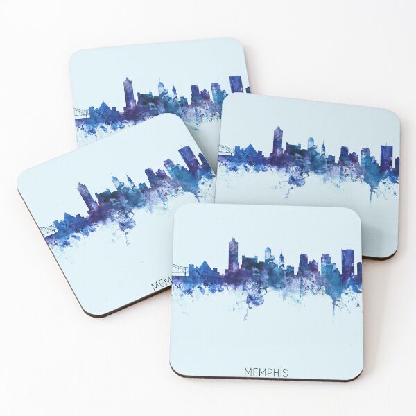Item preview, Memphis Tennessee Skyline designed and sold by ArtPrints.