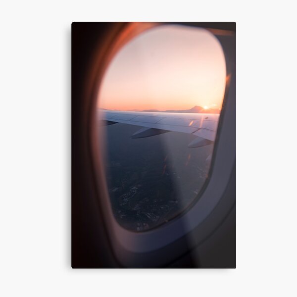 aerial plane view Metal Print