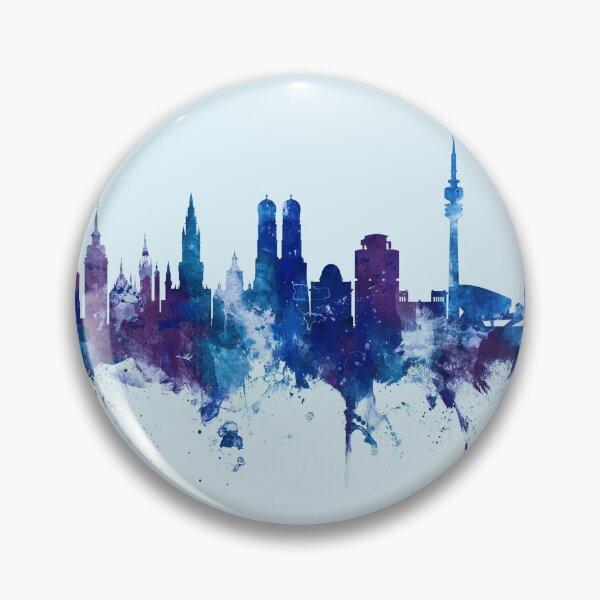 Item preview, Munich Germany Skyline designed and sold by ArtPrints.
