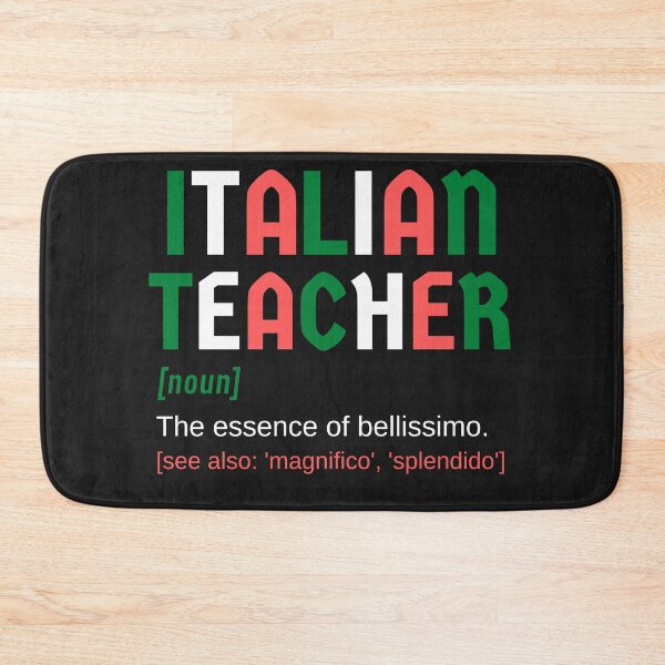 Item preview, Italian Male Teacher Noun Magnificent Magnifico Splendid Splendido designed and sold by Time4German.