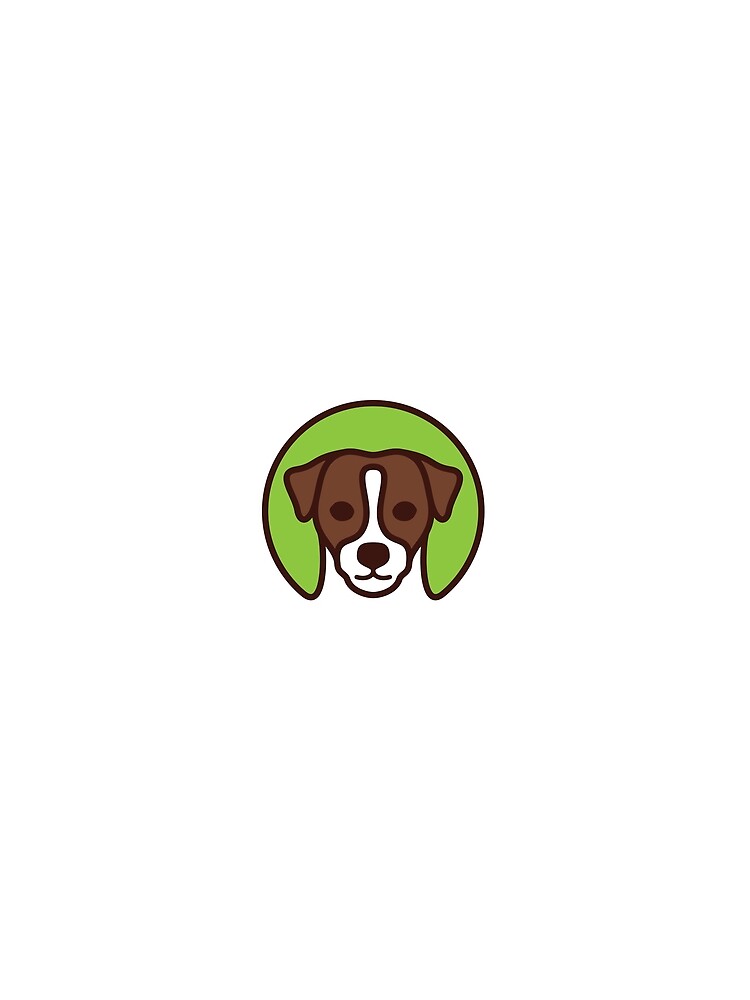 Thumbnail 3 of 3, Scarf, Dog Simple Sticker designed and sold by AmandaDesign.